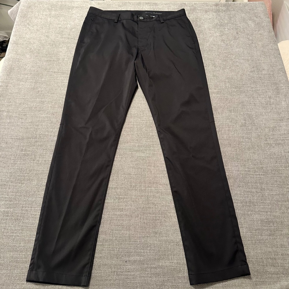 Tommy Bahama Boracay Pants Mens 33x34‎ Black  Straight Leg Performance Chino